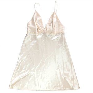 Vintage Inner Most Cream Slip Dress